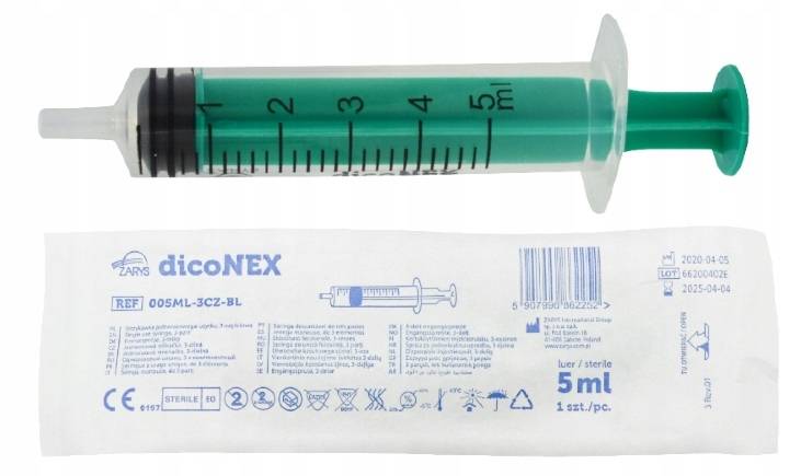 DicoNEX strzykawka jednorazowa 5ml-100szt