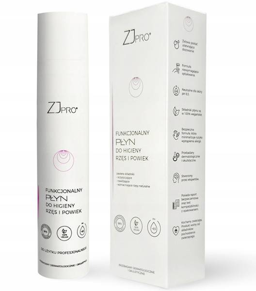 ZJ PRO Funkcjonalny płyn do rzęs i powiek 50ml