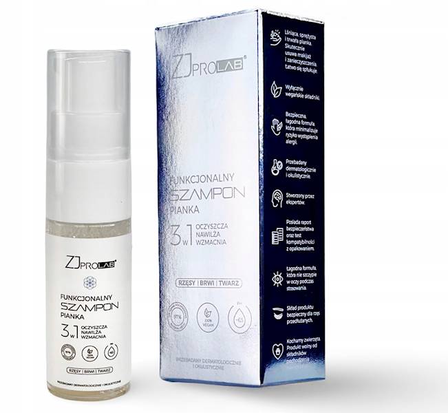 ZJ PRO Funkcjonalny szampon pianka 3w1 30ml