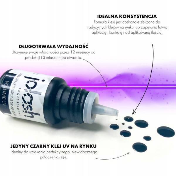 Jolash Klej UV VOLUME CZARNY