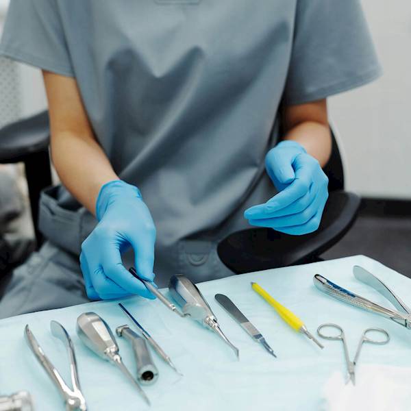 Rękawiczki EASYCARE niebieskie M