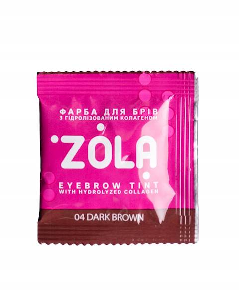 ZOLA Farbka w SASZETCE #04  Dark Brown + oxidant3%