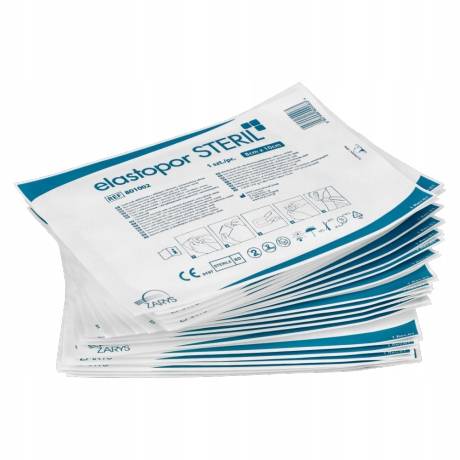 ELASTOPOR STERIL 8 X10 z wkładem chłonnym 30 sztu 