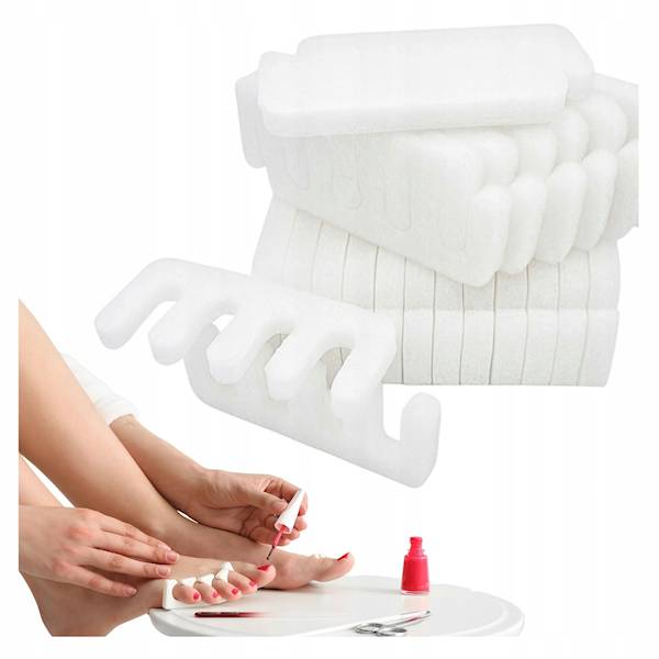 Separatory piankowe do pedicure 20 par  (40 SZTUK)