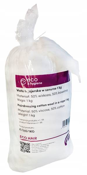 Wata fryzjerska w sznurze 1 kg 