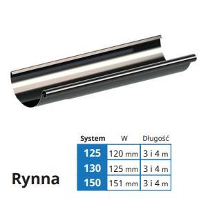 Krop stal rynna 130 3mb 7016