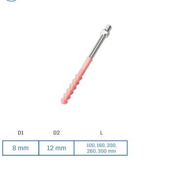 Dybel do obejmy stal 260mm