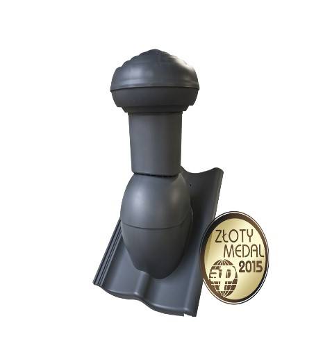Kominek Virtum 125 dachówka 04 grafit