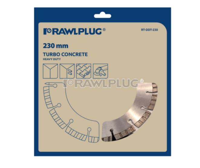 230X22,23mm TURBO CONCRETE HEAVY DUTY Tarcza diame