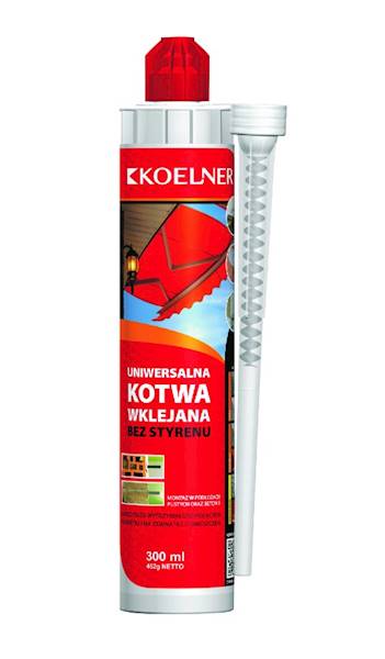 Uniwersalna kotwa wklejana bez styrenu 300ml 