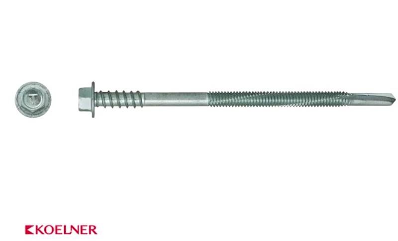 Wkręt samowiercący do 12mm 5,5/6,3x235 do płyt warstwowych 7016