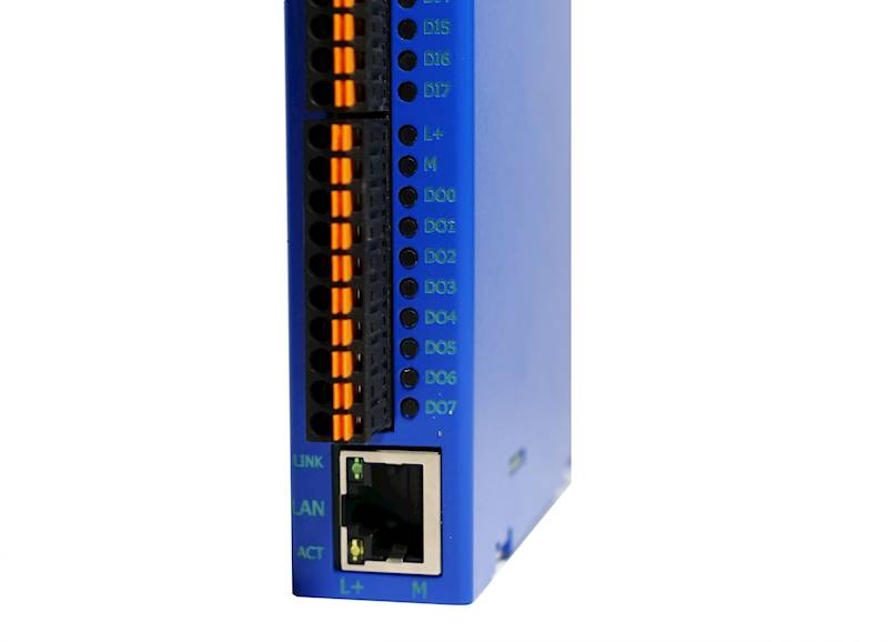 SYSTEM10 moduł 8DI/8DO DC/DC RJ45
