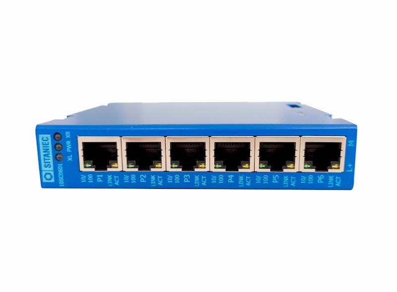 SYSTEM10 switch ethernet 6x port RJ45