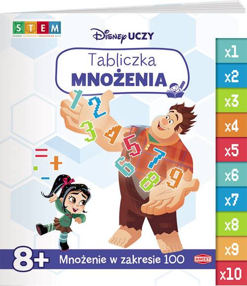 DISNEY UCZY RALPH TABLICZKA MNOŻENIA H