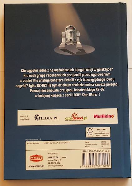LEGO STAR WARS DZIELNY ROBOT R2-D2
