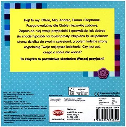 LEGO FRIENDS. MOJE PRZYJACIÓŁKI