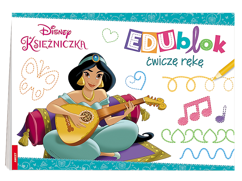 DISNEY KSIĘŻNICZKA. EDUblok. Ćwiczę rękę