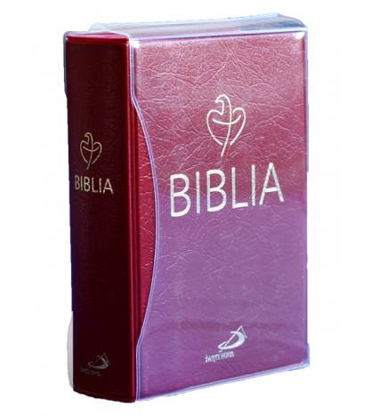 Biblia Tabor PCV - Bordowy