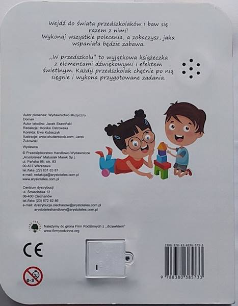 Książka dźwiękowa - W przedszkolu.