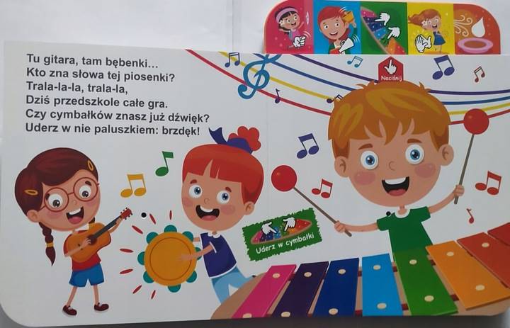 Książka dźwiękowa - W przedszkolu.