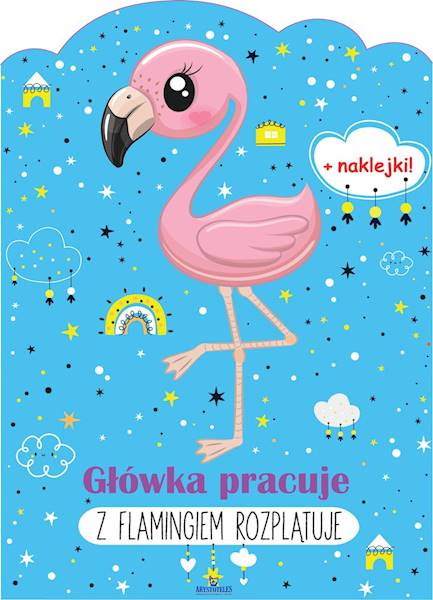 Główka pracuje z flamingiem rozplątuje.