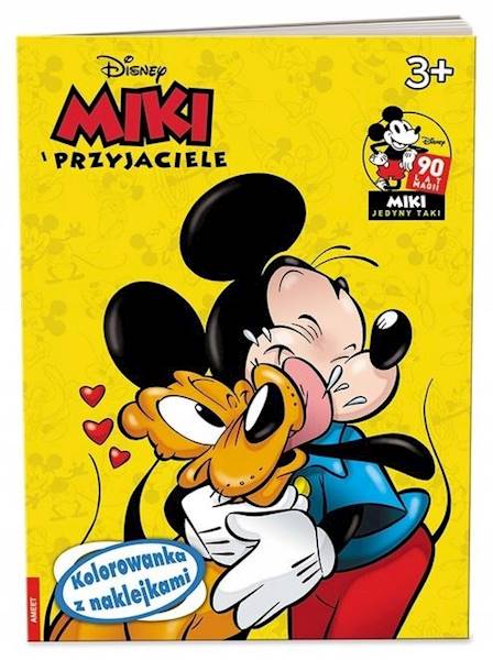MIKI I PRZYJACIELE. Kolorowanka z naklejkami