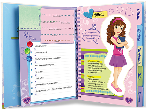 Lego Friends Zapiski przyjaciółek