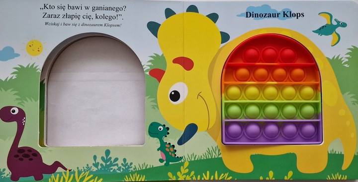 Książka POP IT - Dinozaury