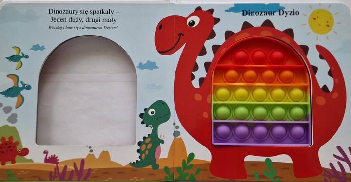 Książka POP IT - Dinozaury