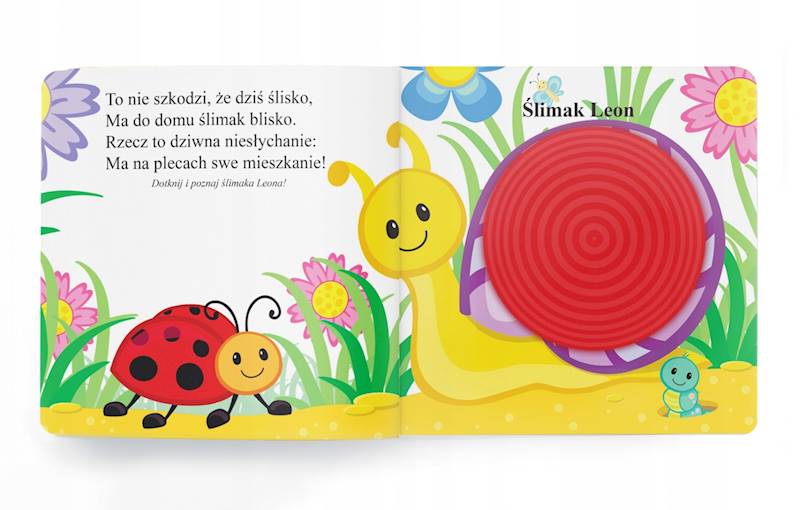 Książeczka sensoryczna - Zwierzęta na łące