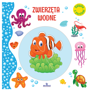 Książka z puzzlami. Zwierzęta wodne