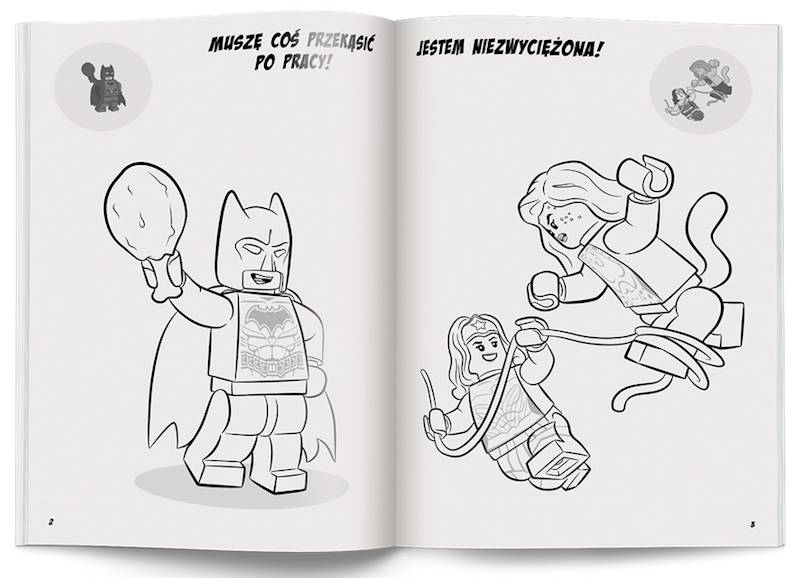 LEGO BATMAN. KOLOROWANKA Z NAKLEJKAMI