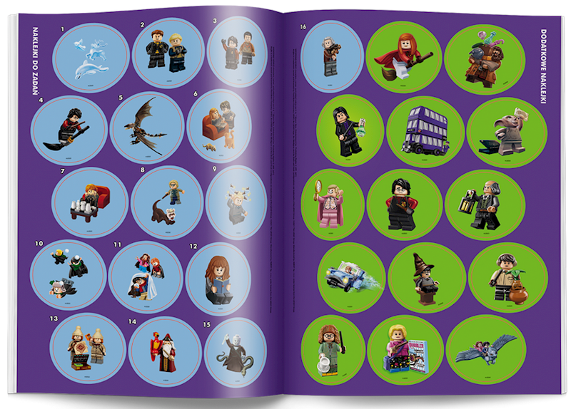LEGO HARRY POTTER. KOLOROWANKA Z NAKLEJKAMI