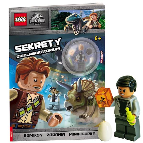 LEGO JURASSIC WORLD. SEKRETY DINOLABORATORIUM z minifigurką