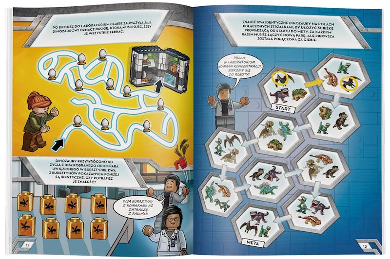 LEGO JURASSIC WORLD. SEKRETY DINOLABORATORIUM z minifigurką