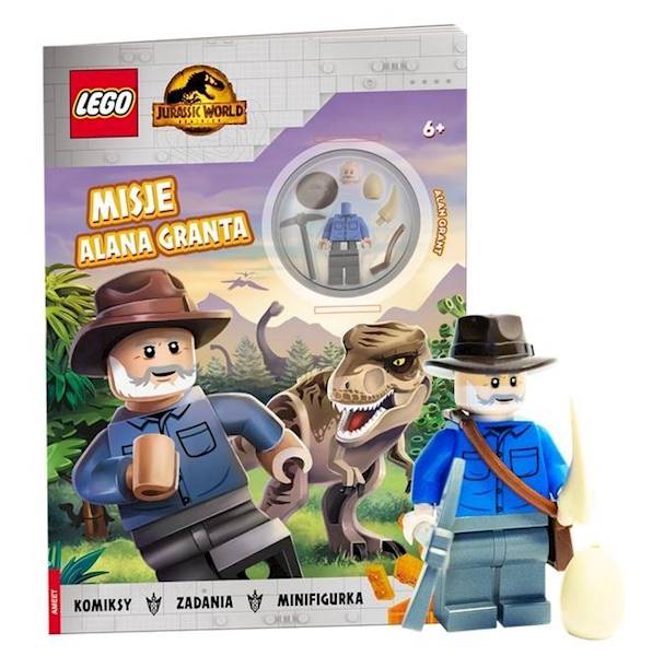 LEGO JURASSIC WORLD. MISJE ALANA GRANTA z minifigurką