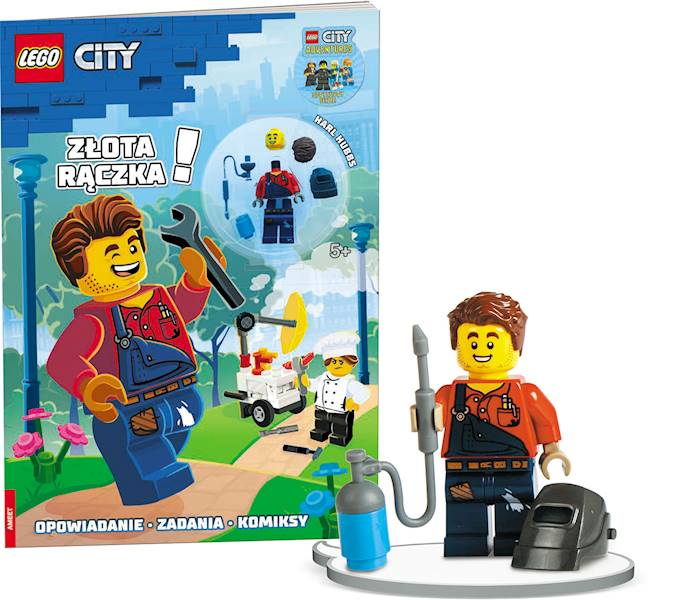 LEGO CITY. ZŁOTA RĄCZKA z minifigurką