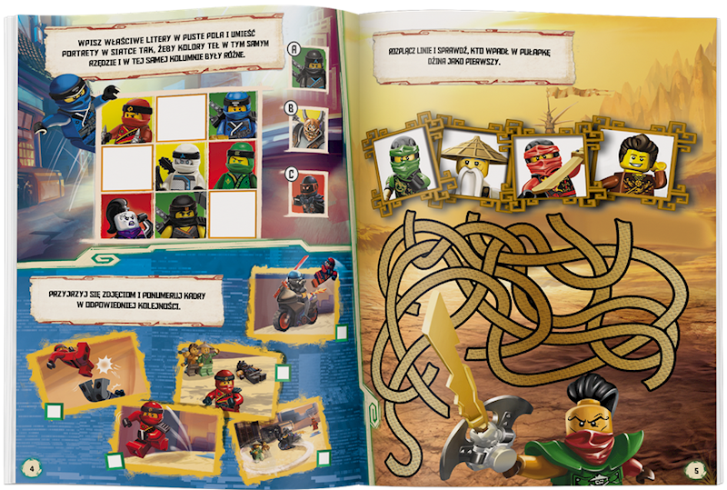 LEGO NINJAGO. MISJE ZIELONEGO NINJA z minifigurką