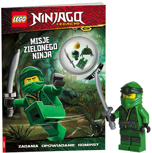 LEGO NINJAGO. MISJE ZIELONEGO NINJA z minifigurką