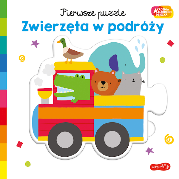 Akademia mądrego dziecka. Pierwsze puzzle. Zwierzęta w podróży