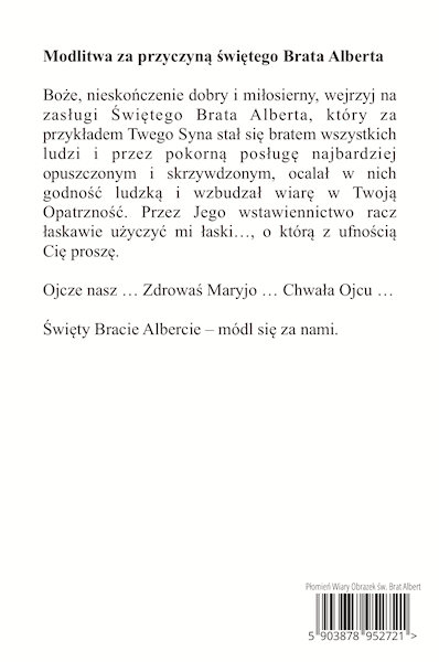 Obrazek Święty brat Albert