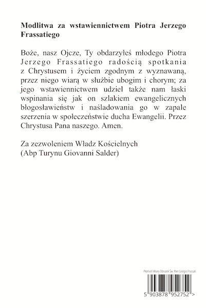 Obrazek Święty Piotr Jerzy Frassati