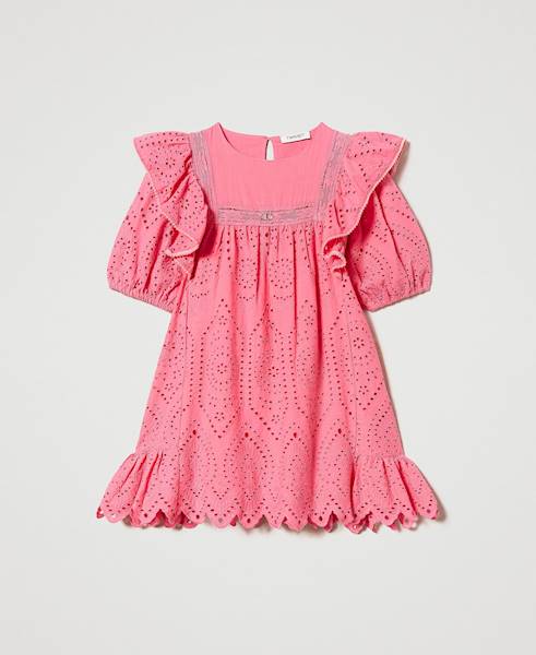 TWINSET Sukienka koronka 231GJ2QAG/140/Malina