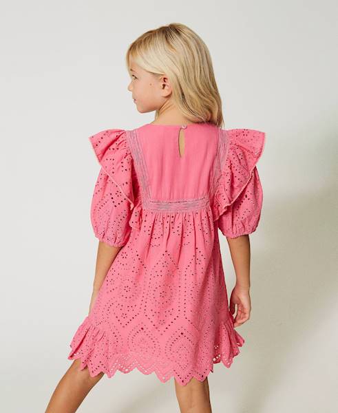 TWINSET Sukienka koronka 231GJ2QAG/152/Malina