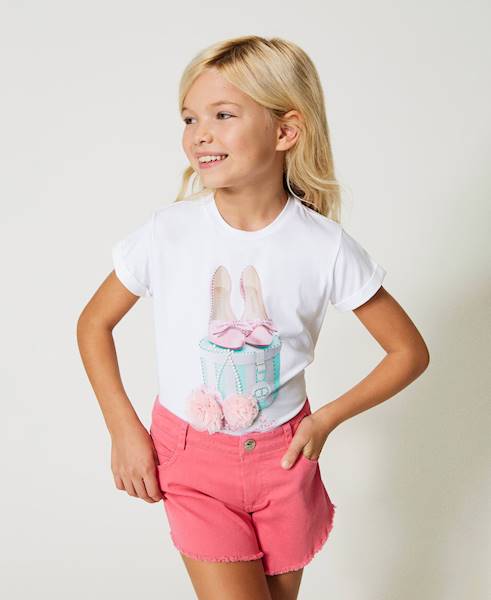TWINSET Bluzka róże 231GJ206H/140