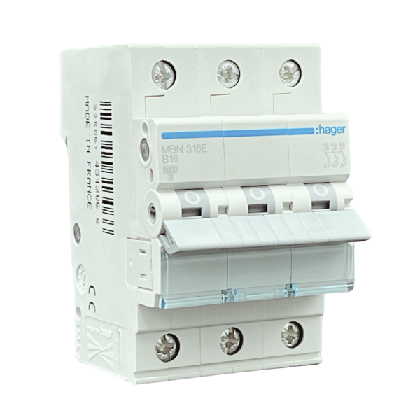 Wyłącznik nadprądowy 3P B 16A 6kA AC MBN316E