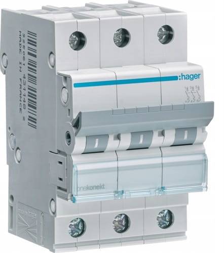 Wyłącznik nadprądowy 3P B 25A 6kA AC MBN325E