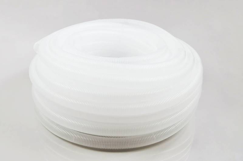 Rura peszel karbowana 20/15 biały okp=50mb