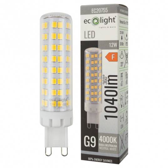 Źródło światła LED G9 12W 4000K 1040lm EC20755