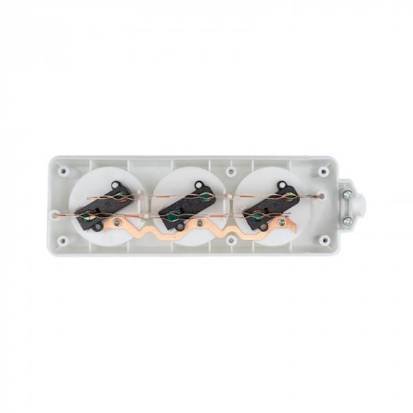 Listwa x3 BIAŁA M20565